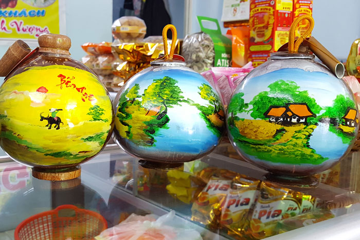 Rượu dừa tranh vẽ