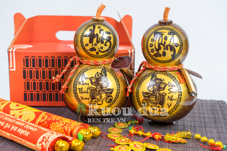 Rượu dừa hồ lô Hưng Thịnh