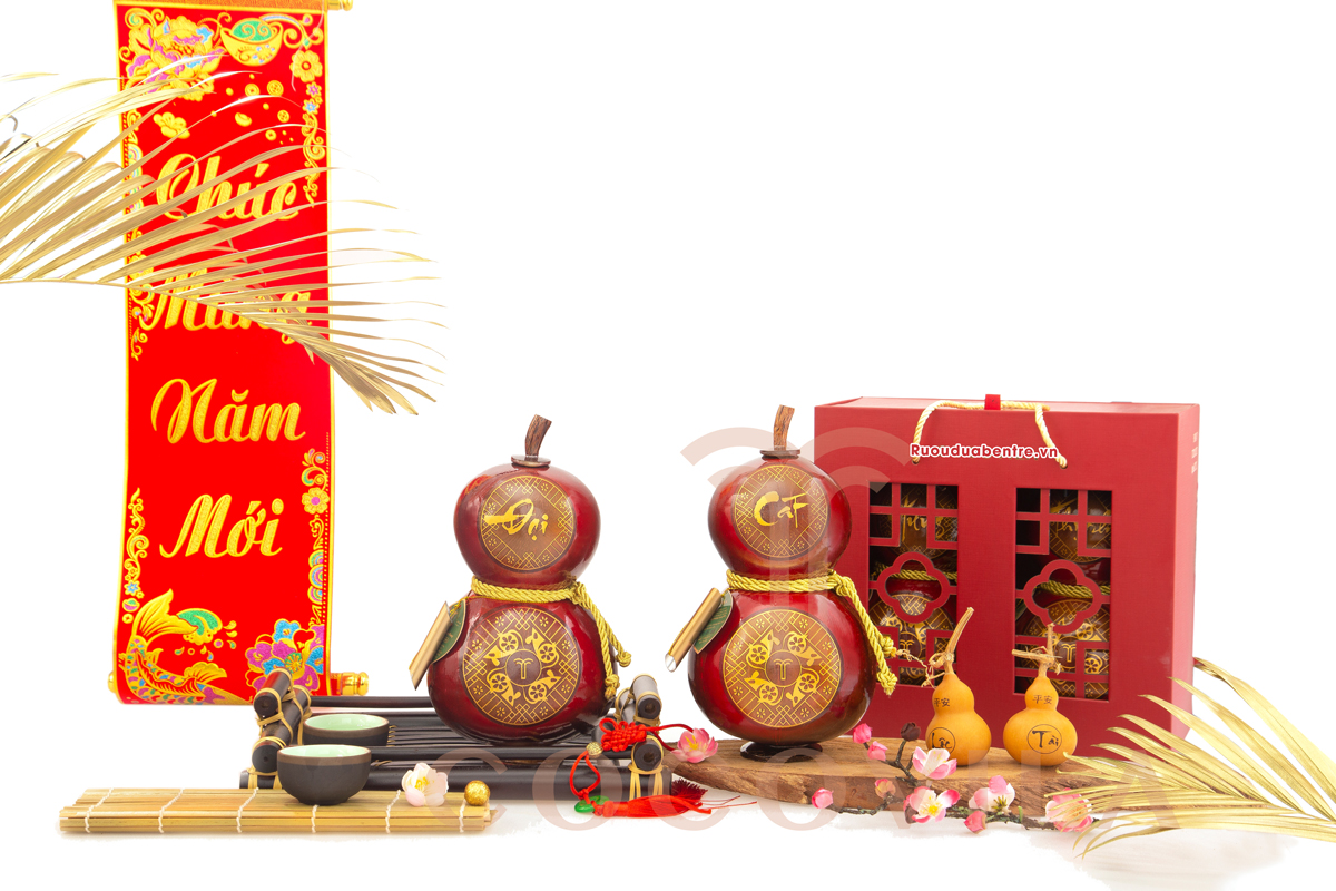 Rượu dừa hồ lô thượng hạng "ĐẠI CÁT"