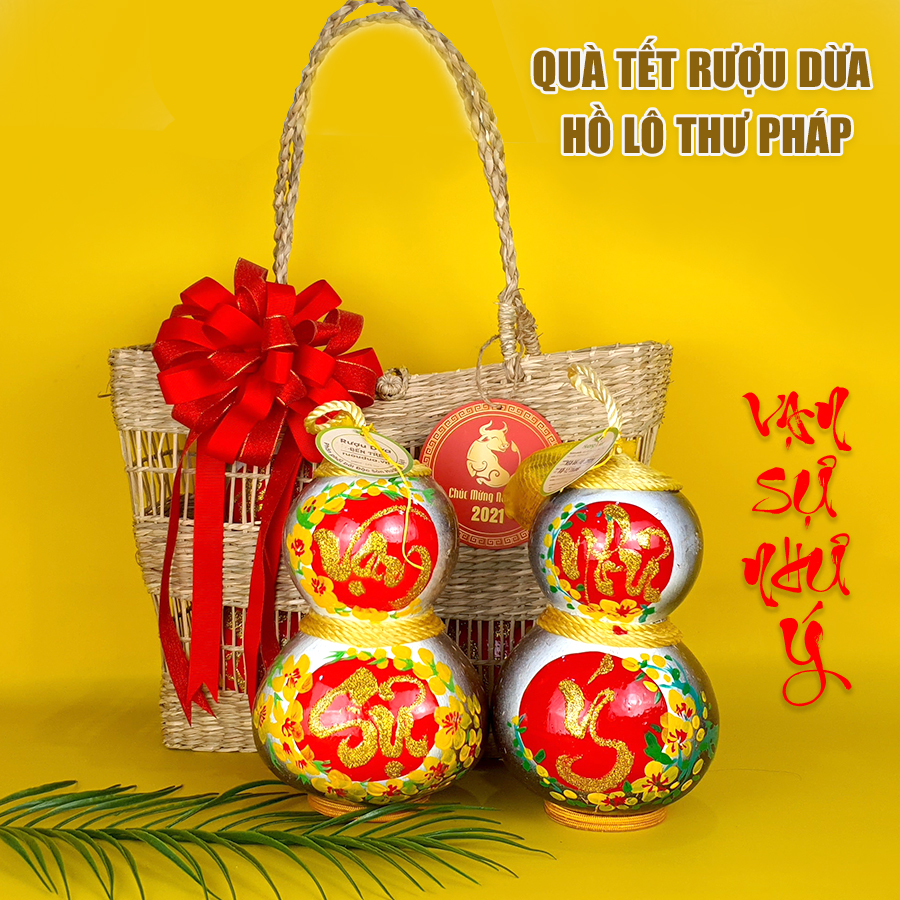 Rượu dừa hồ lô mang ý nghĩa phong thủy tốt